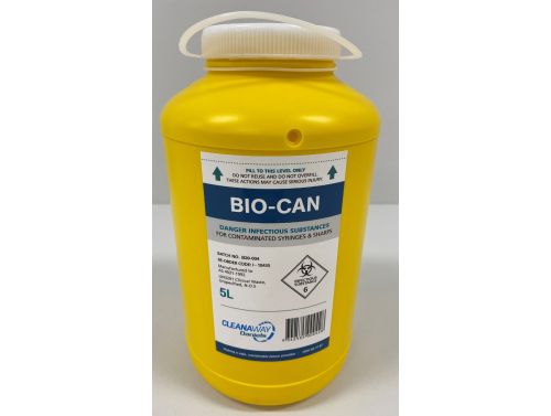 BIO-CAN SHARPS CONTAINER / 5L / EACH
