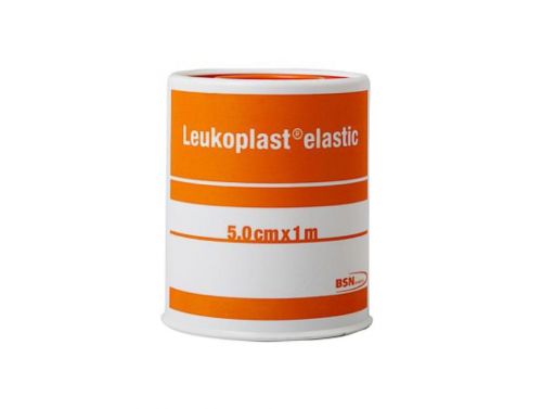 LEUKOPLAST ELASTIC / TAN / 5CM X 1M / BOX OF 12