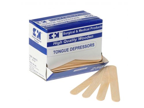 S+M TONGUE DEPRESSORS / BOX OF 250
