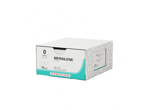 ETHICON MERSILENE® POLYESTER FIBER SUTURE / 4-0 / WHITE / BRAIDED/ 45CM / S2 / BOX OF 12