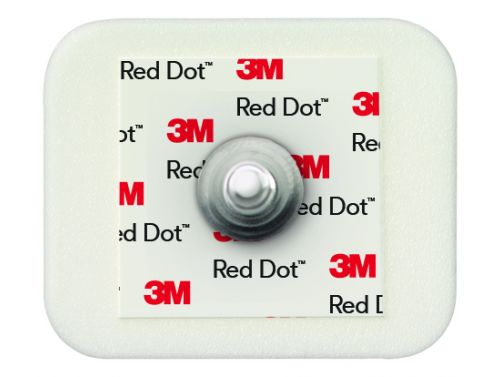 3M RED DOT™ ECG FOAM MONITORING ELECTRODE / METAL / 4 x 3.2CM / BOX OF 50 