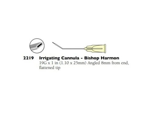 2219 IRRIGATING CANNULA BISHOP HARMON 19G / BOX OF 10