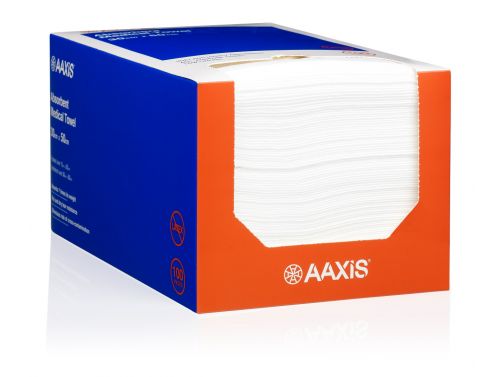 AAXIS ABSORBENT MEDICAL TOWEL / SMALL / 35cm x 30cm / BOX OF 100