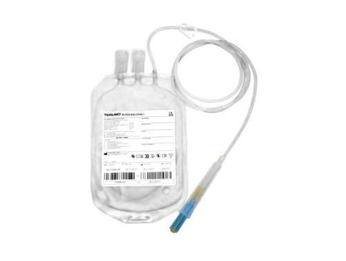 BLOOD BAG SYSTEM FOR THE COLLECTION OF 450ML OF BLOOD BLOOD BAG WITH NEEDLE INJURY PROTECTOR, CPDA-1 PKT/10