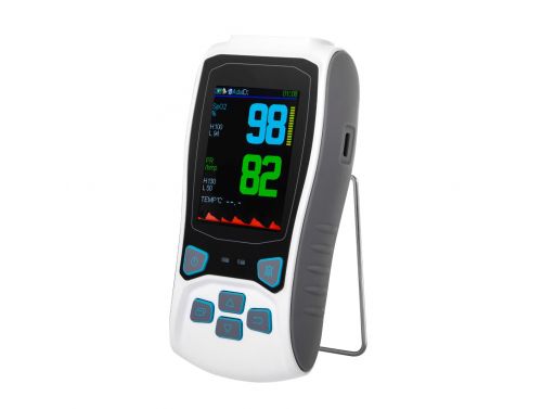 BOST MEDICAL DELUXE HAND HELD PULSE OXIMETER AND ACCESSORIES