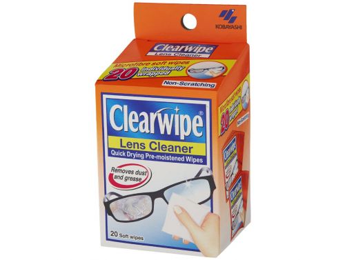CLEAR WIPES LENS CLEANSER / BOX/20
