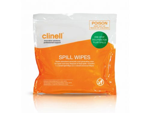 CLINELL SPILL WIPES KIT / EACH