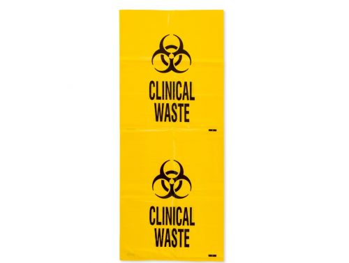 CLINICAL WASTE LABELS /  100 X 80MM
