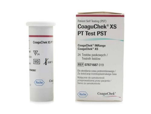 COAGUCHEK XS PT TEST PST - BOX OF 24