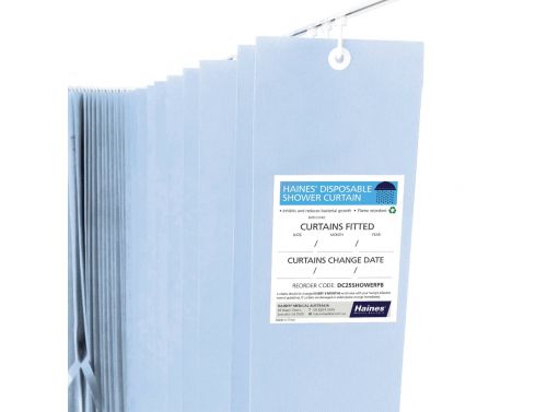 HAINES ANTIMICROBIAL MEDICAL SHOWER CURTAINS