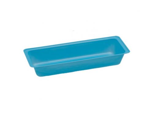 DISPOSABLE PLASTIC HOLLOWARES / INJECTION TRAY / BLUE / 20X7X3CM / 280ML / EACH
