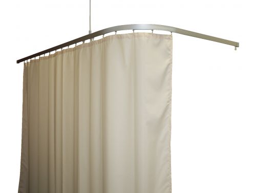 STRAIGHT TRACK HOSPITAL CURTAIN TRACK AND CURTAINS