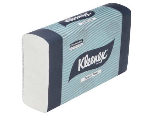 KLEENEX COMPACT TOWEL / 90 TOWELS/PACK / CARTON OF 24