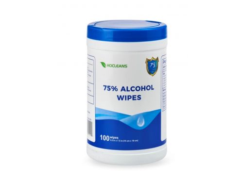 HOCLEANS MEDICAL 75% ALCOHOL WIPE CANISTER