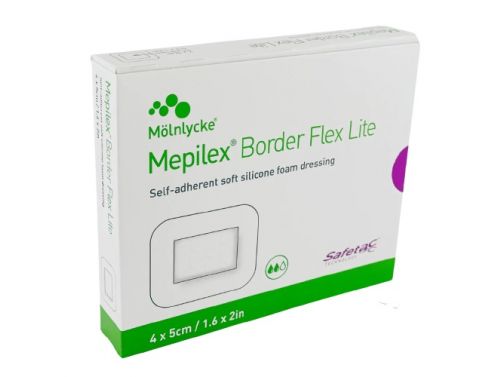 MEPILEX BORDER FLEX LITE / 4cm x 5cm / BOX OF 10