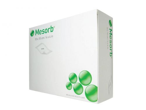 MESORB® HIGHLY ABSORBENT DRESSING WITH STRIKE THROUGH EXUDATE BARRIER