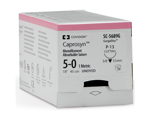 CAPROSYN SUTURES / 3-0 / 24MM / C-14 / BOX OF 12