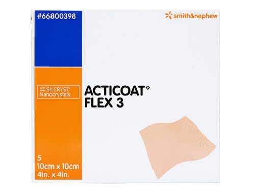 SMITH & NEPHEW ACTICOAT FLEX 3 ANTIMICROBIAL BARRIER DRESSING