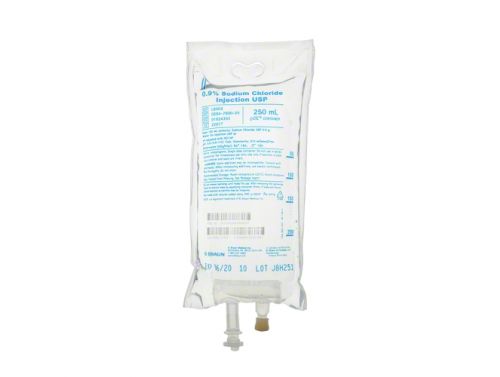 FRESENIUS KABI SODIUM CHLORIDE 0.9% FREEFLEX IV INFUSION BAG/ 250ML / EACH
