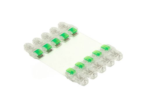 SURE-LOCK ELECTRODE CLIPS GREEN / PACK OF 10