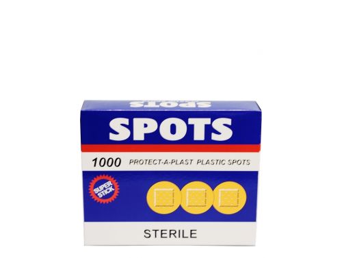 SPOTS PROTECT-A-PLAST PLASTIC SPOTS / 22MM / BOX OF 1000