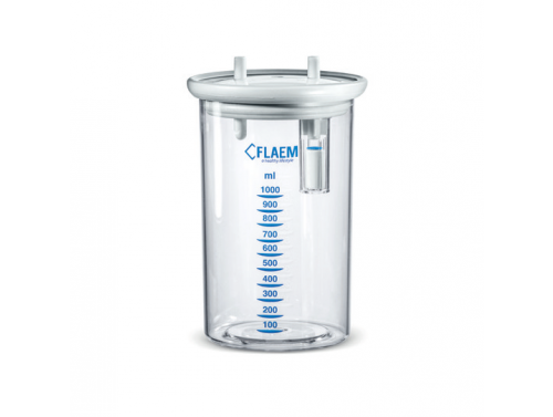 FLAEM SUCTION CANISTER WITH LID & OVERFLOW
