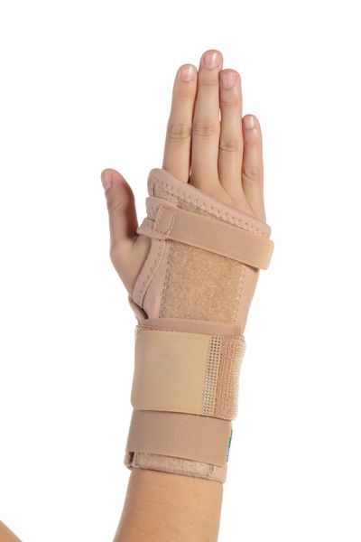 ORTHOLIFE UNIVERSAL LONG WRIST SPLINT WITH ELASTIC STRAP photo