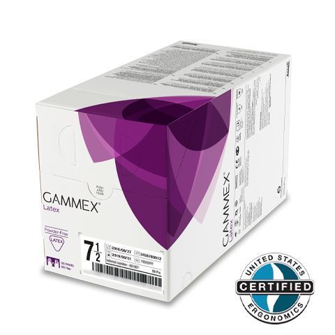 ANSELL GAMMEX LATEX POWDER-FREE SURGICAL GLOVES  photo