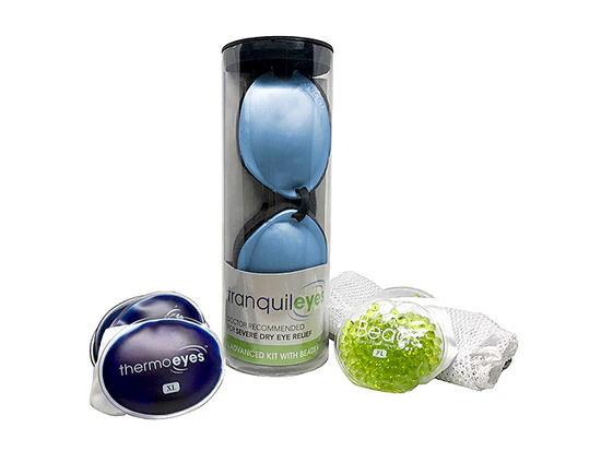 TRANQUILEYES ADVANCED XL BLUE GOGGLE WITH INSTANTS & BEADS / EACH photo