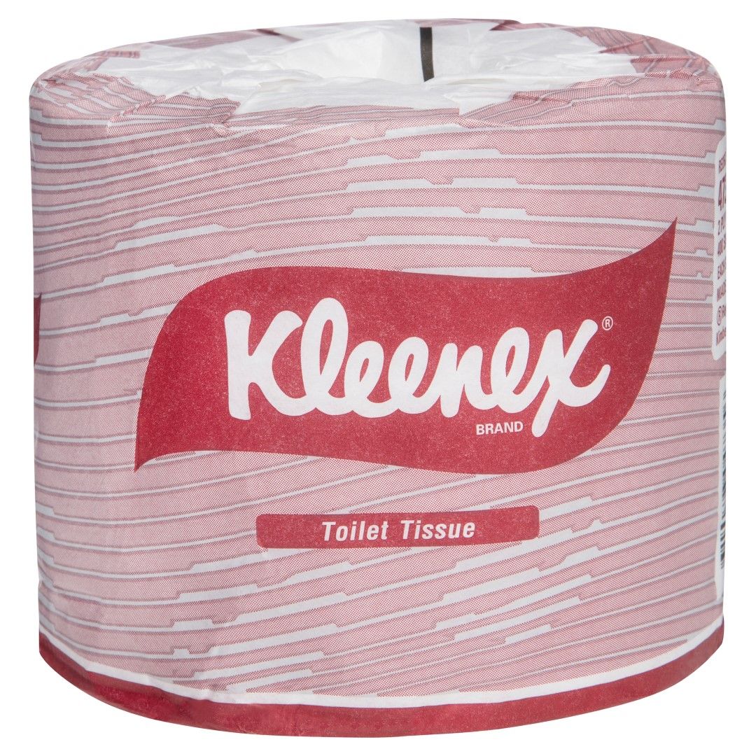 KLEENEX TOILET TISSUES / RED WRAPPER / 2-PLY / CARTON OF 48 / 400 SHEETS/ROLL photo