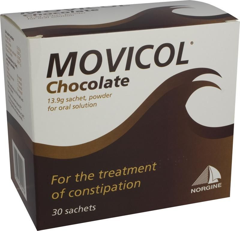 MOVICOL POWDER CHOCOLATE SACHETS / 13G / BOX OF 30 photo