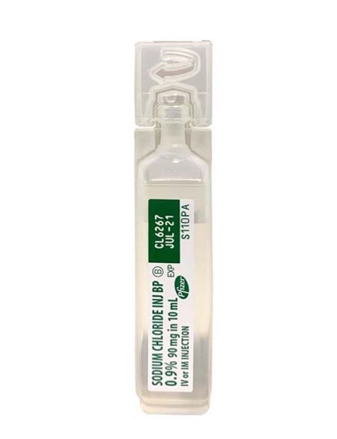 PFIZER SODIUM CHLORIDE 0.9% FOR INJECTION (AMPOULES) photo