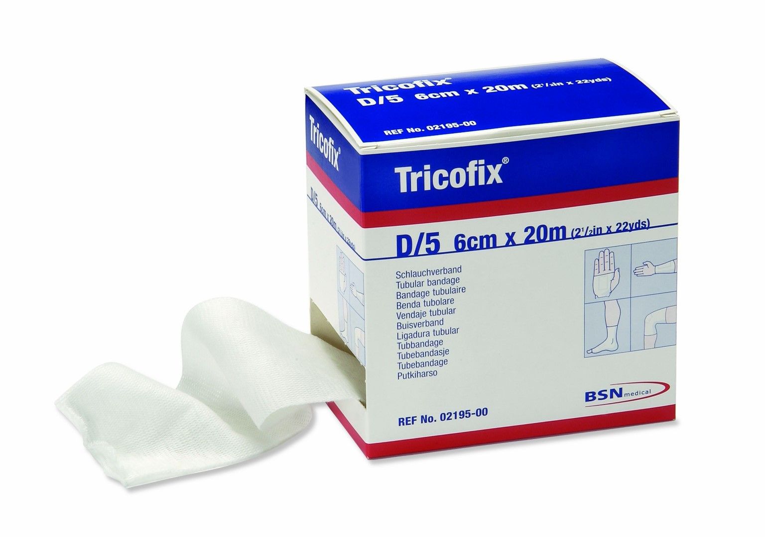 TRICORFIX GAUZE BANDAGE / SIZE A1 / WHITE / 1.5CM X 20M / EACH photo