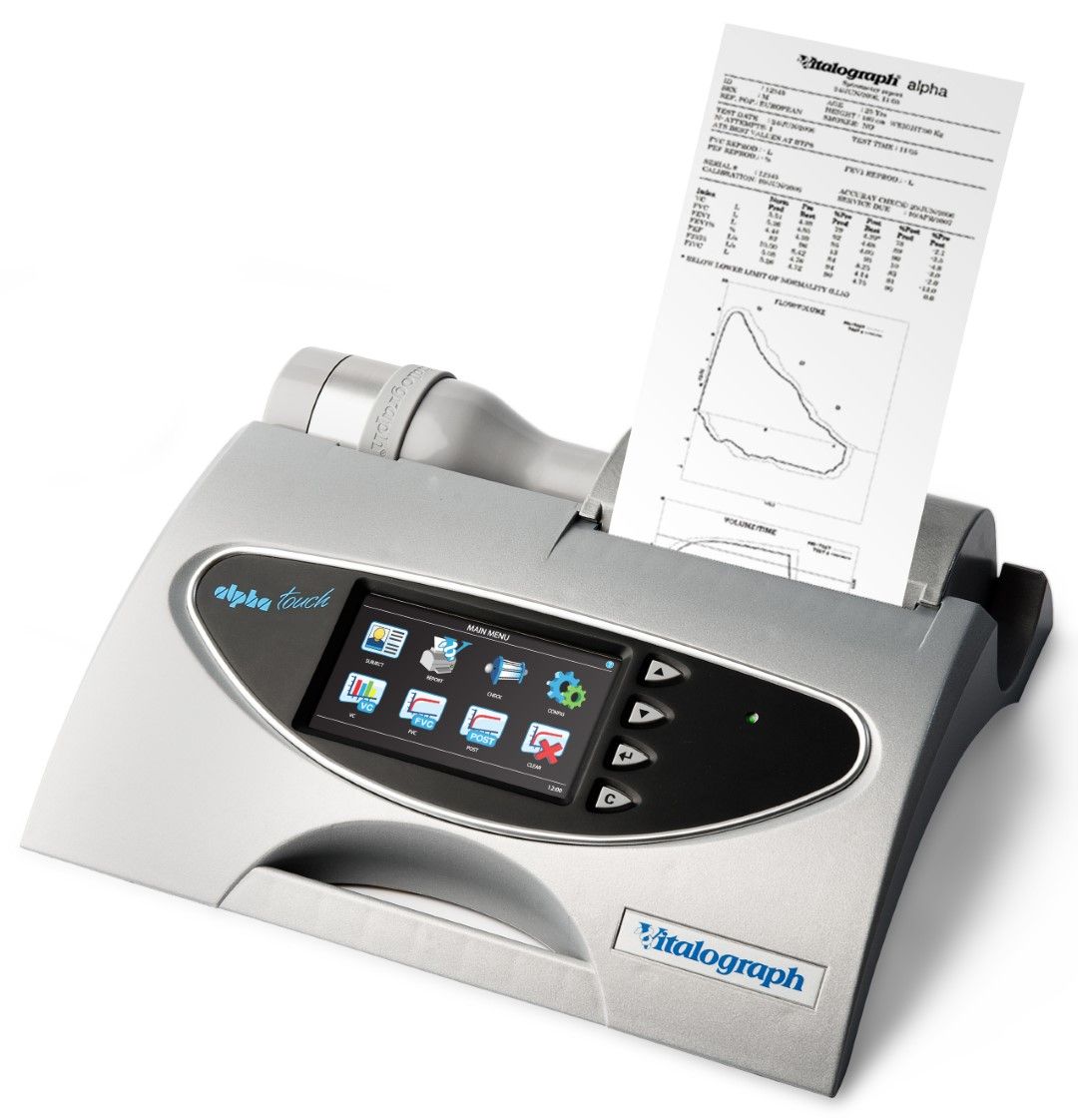 VITALOGRAPH ALPHA TOUCH WITH SPIROTRAC DIAGNOSTIC SOFTWARE photo