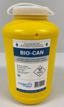 BIO-CAN SHARPS CONTAINER / 5L / EACH