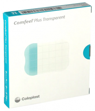 COMFEEL PLUS TRANSPARENT HYDROCOLLOID / 9 X 25CM / BOX OF 5