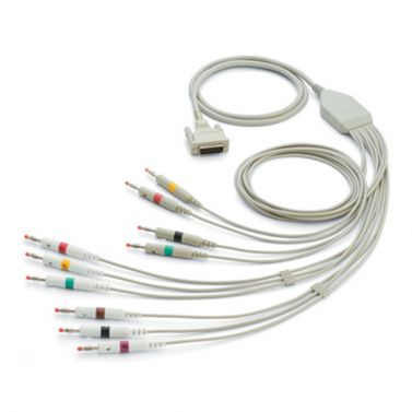 WELCH ALLYN 10-LEAD AHA BANANA ECG CABLE / 1M / SUITED FOR CP50 & CP150