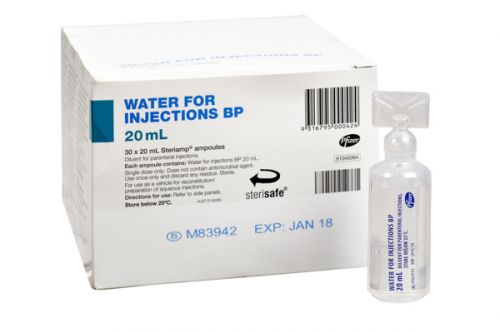 PFIZER WATER FOR INJECTION 