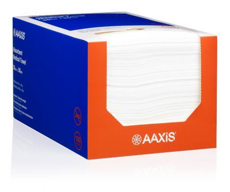 AAXIS ABSORBENT MEDICAL TOWEL / SMALL / 35cm x 30cm / BOX OF 100