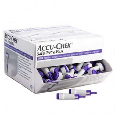 ACCU-CHEK SAFE-T-PRO PLUS LANCET /  BOX OF 200