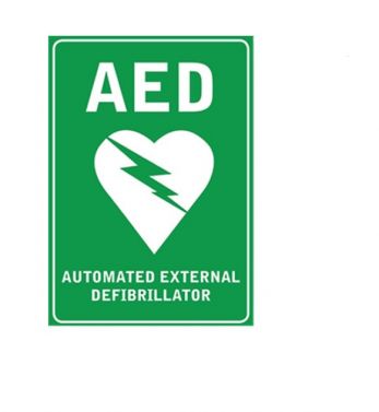 AED WALL STICKER