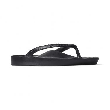 ARCHIES ARCH SUPPORT THONGS / BLACK
