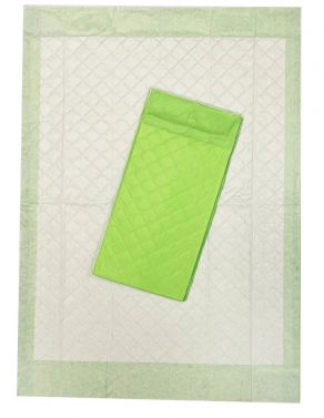 HAINES UNDERPAD GREENY COMPOSTABLE / 60 x 40CM / 5PLY / BOX OF 250