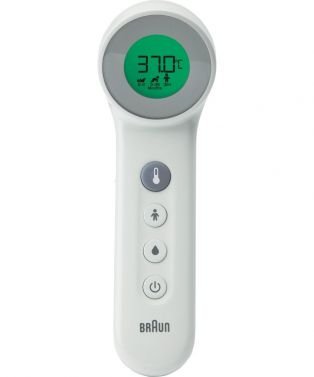 BRAUN TOUCHLESS + FOREHEAD THERMOMETER
