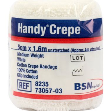 HANDYCREPE HOSPITAL LIGHT SUPPORT NON-ADHESIVE CREPE BANDAGE / PACK OF 12