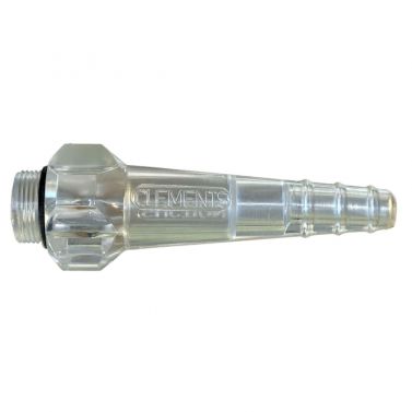 CLEMENTS CLEAR SUCTION NOZZLE / O-RING / MALE