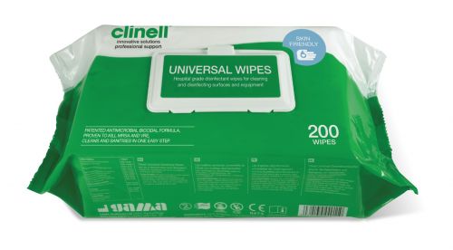 CLINELL® UNIVERSAL SANITISING WIPES 