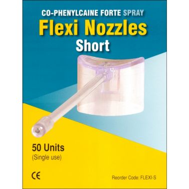 COPHENYLCAINE FORTE FLEXI NOZZLES / SHORT / 100MM / BOX OF 50