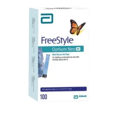FREESTYLE OPTIMUM NEO H TEST STRIPS / HOSPITAL ONLY / PACK 100