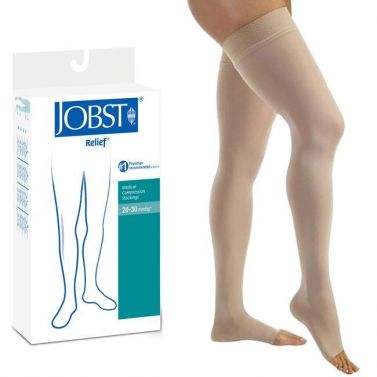 JOBST RELIEF THIGH 20-30mm O/T MED
